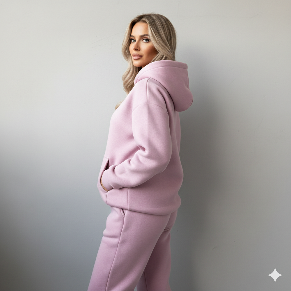 Warmer Damen Hoodie Zweiteiler | Bequem für Herbst & Winter