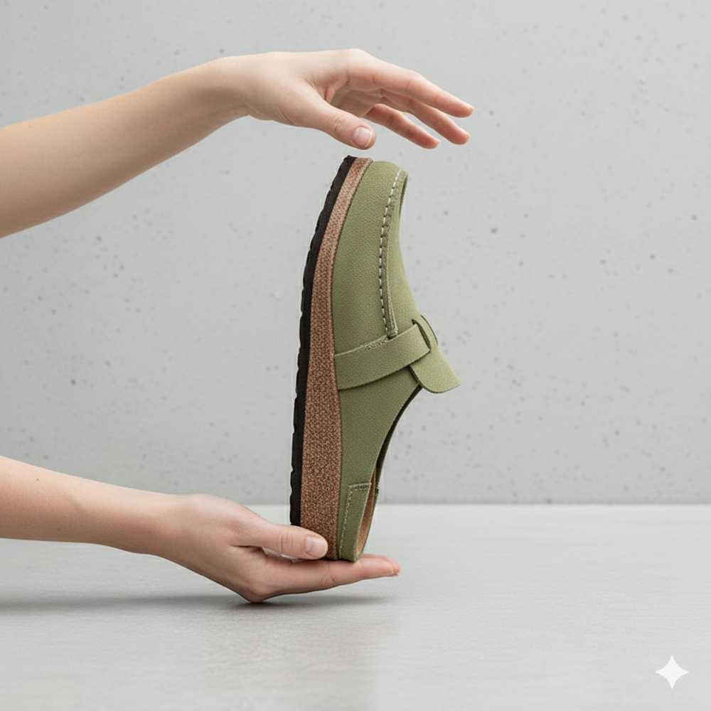 Bequeme Damen Clogs | Ergonomisches Fußbett & Rutschfeste Sohle