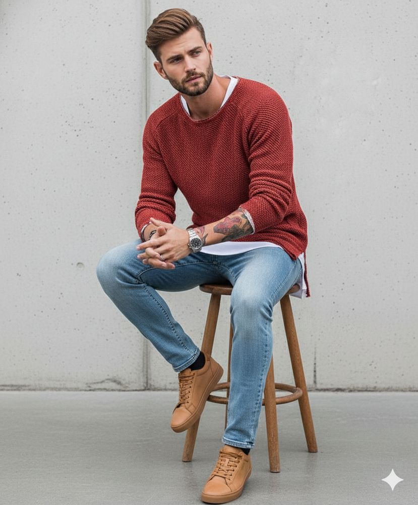 Lässiger Herren Sweater | Bequem & Stylisch | Freizeit