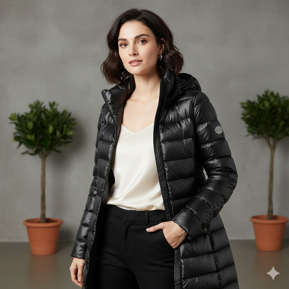 Damen Daunenjacke mit Kapuze | Leicht & Warm | Winter