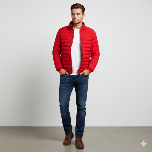 Leichte Herren Steppjacke | Herbst Winter Übergang