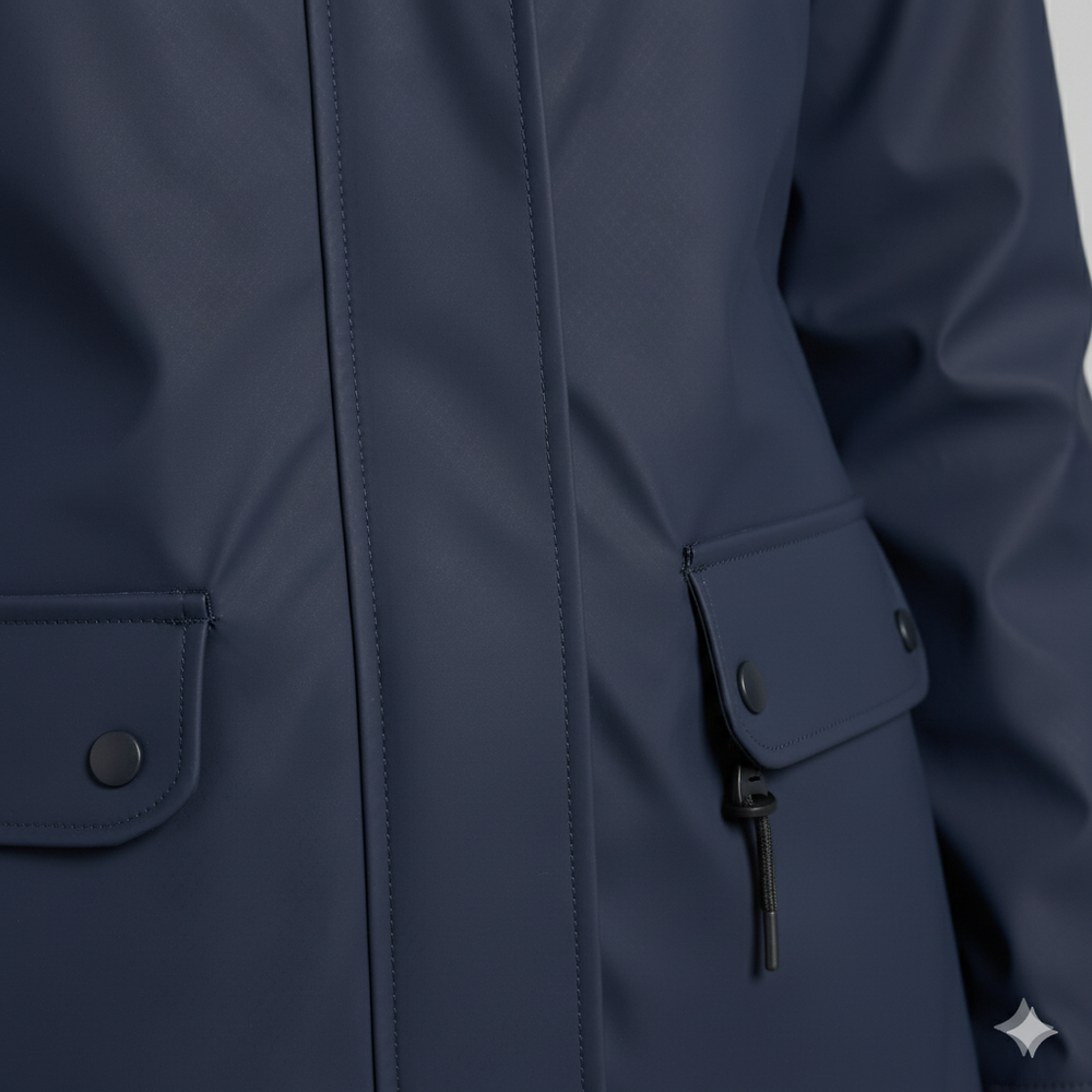 Damen Regenjacke mit Kapuze | Leicht & Wasserdicht | Übergang