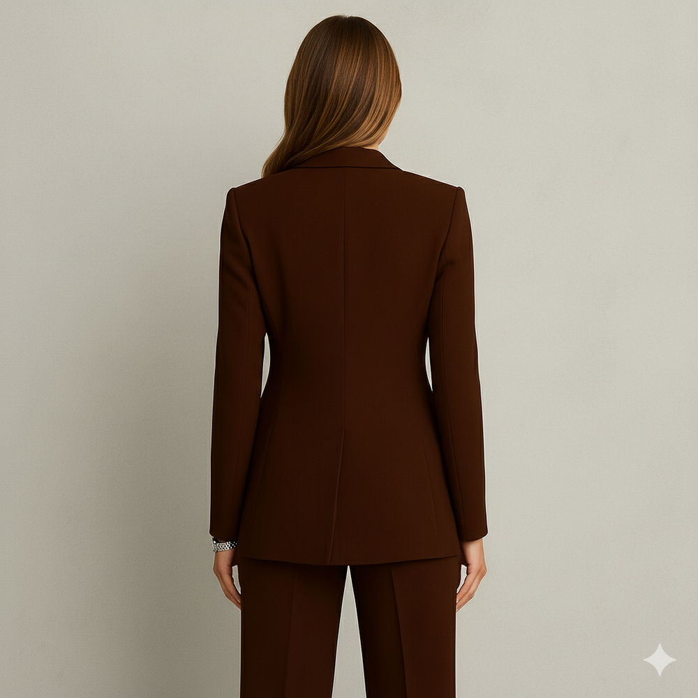 Elegantes Damen Anzugset | Blazer & Hose | Slim Fit Business