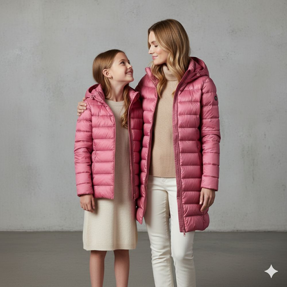 Damen Daunenjacke mit Kapuze | Leicht & Warm | Winter