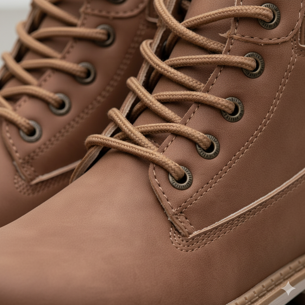 Damen Winterstiefel mit Fellfutter | Warme Schnür-Boots