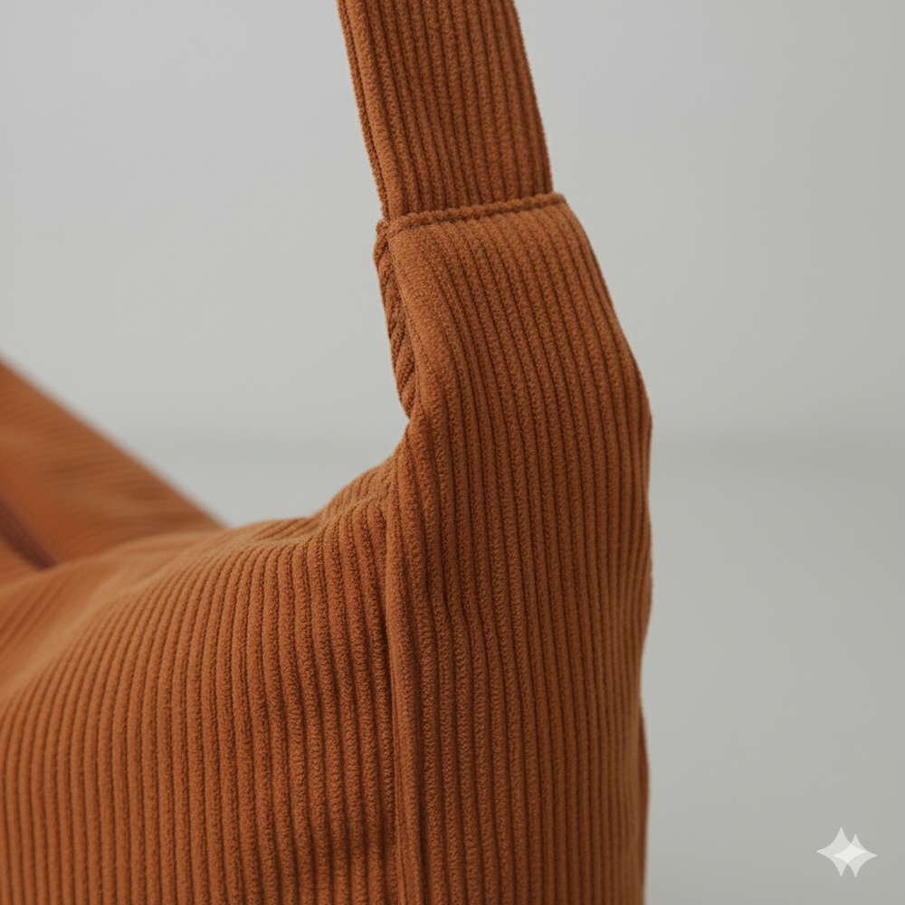 Lässige Damen Umhängetasche aus Cord | Leicht & Bequem