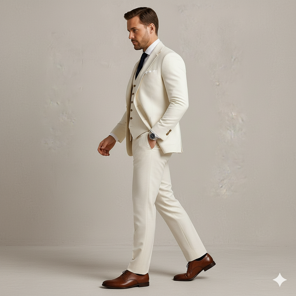 Herren Leinenblazer | Slim Fit & Leicht für Herbst