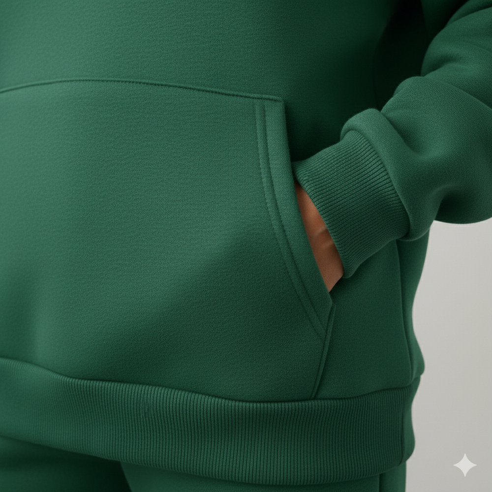 Warmer Damen Hoodie Zweiteiler | Bequem für Herbst & Winter