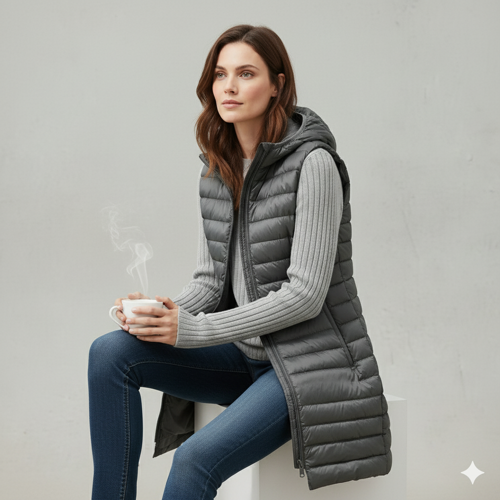 Damenweste mit Kapuze | Leicht & Warm für Herbst/Winter