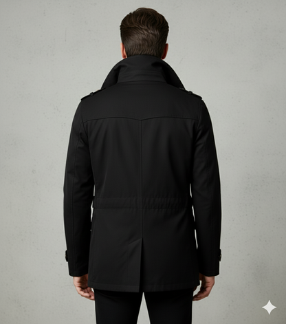 Eleganter Herren Trenchcoat mit Reverskragen | Herbst Übergang