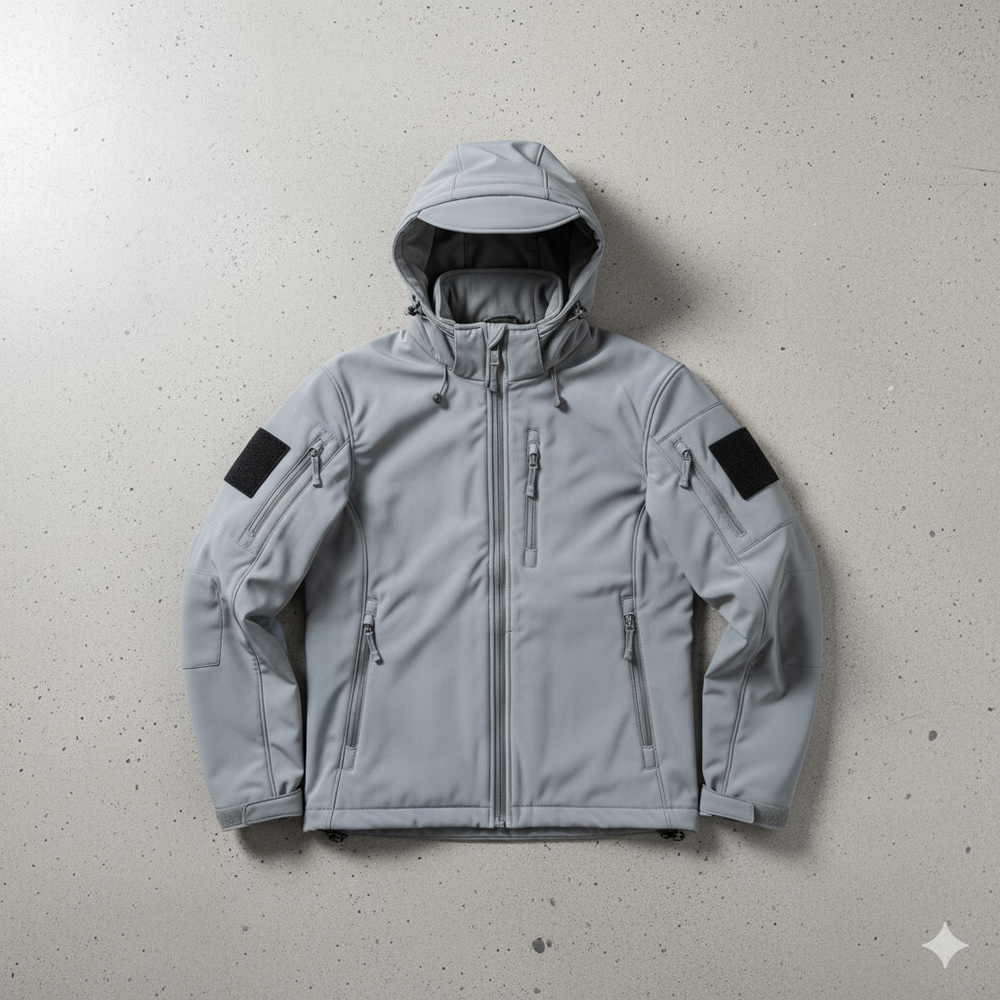 Herren Outdoor Taktikanzug mit Kapuze | Wasserabweisend & Winter