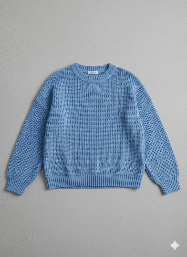 Locker gestrickter Damenpullover | Oversize & Freizeit