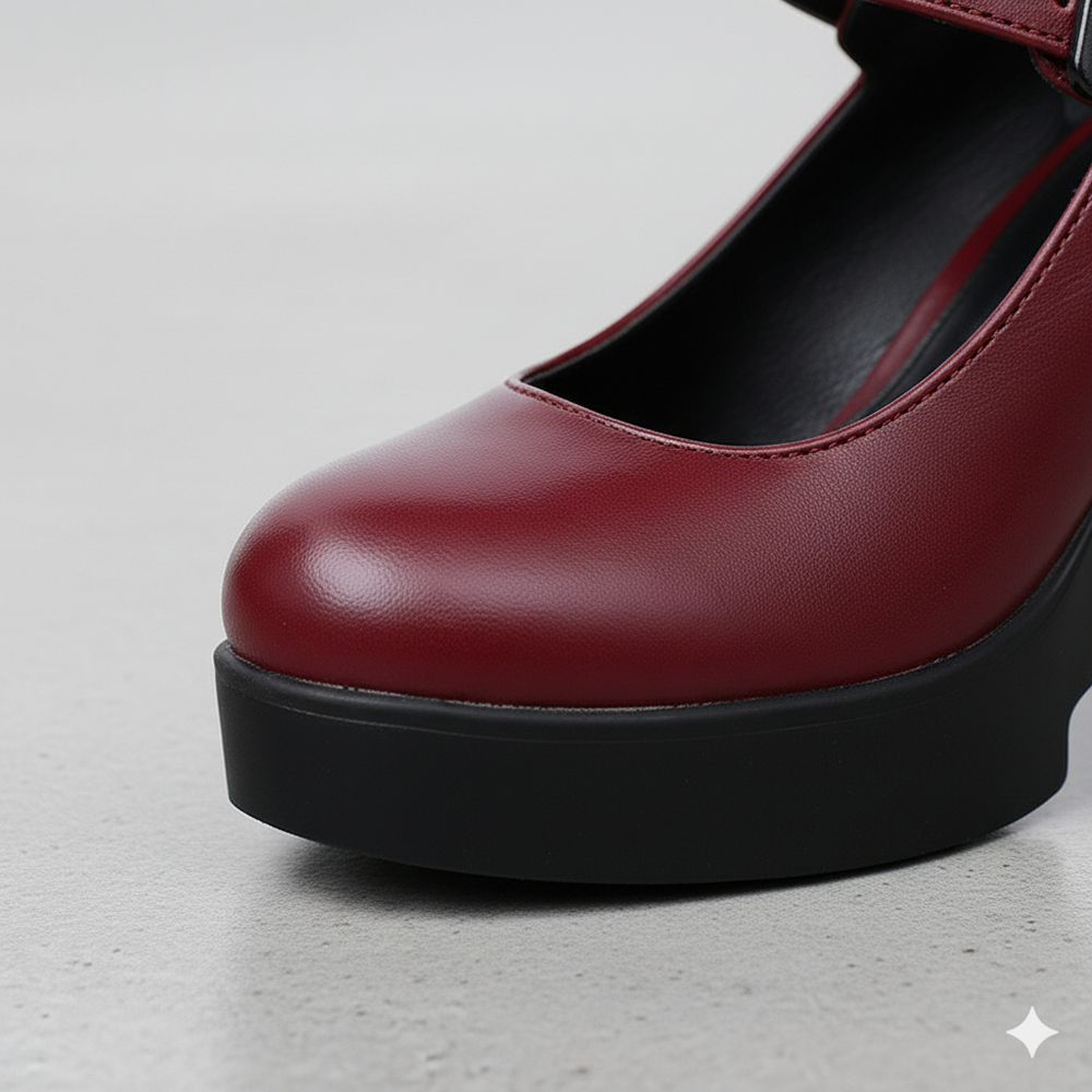 Damen Mary Jane Pumps | Klassisch mit Blockabsatz & Riemen