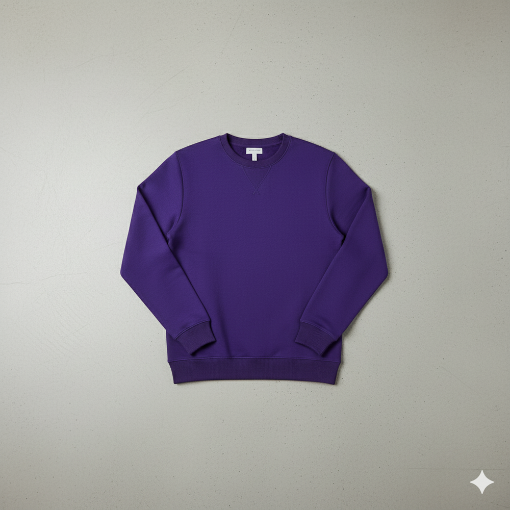 Herren Sweatshirt mit Rundhalsausschnitt