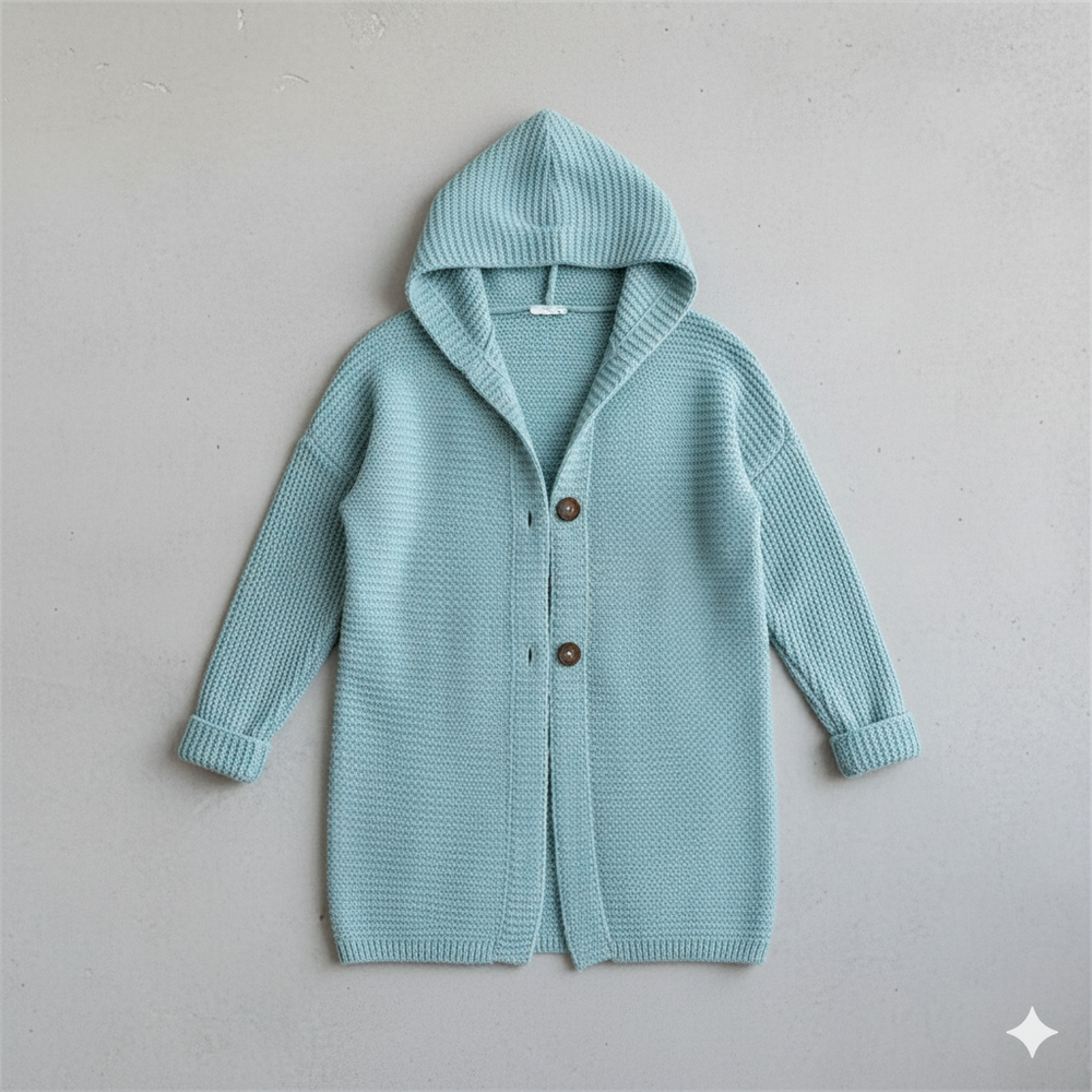 Damen Strickjacke mit Kapuze | Locker & Warm für Herbst Winter