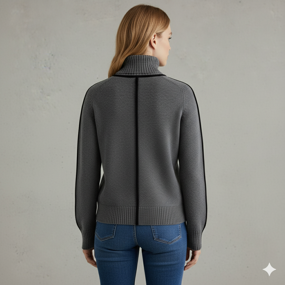 Damenpullover mit Stehkragen | Locker & Modern für Herbst/Winter