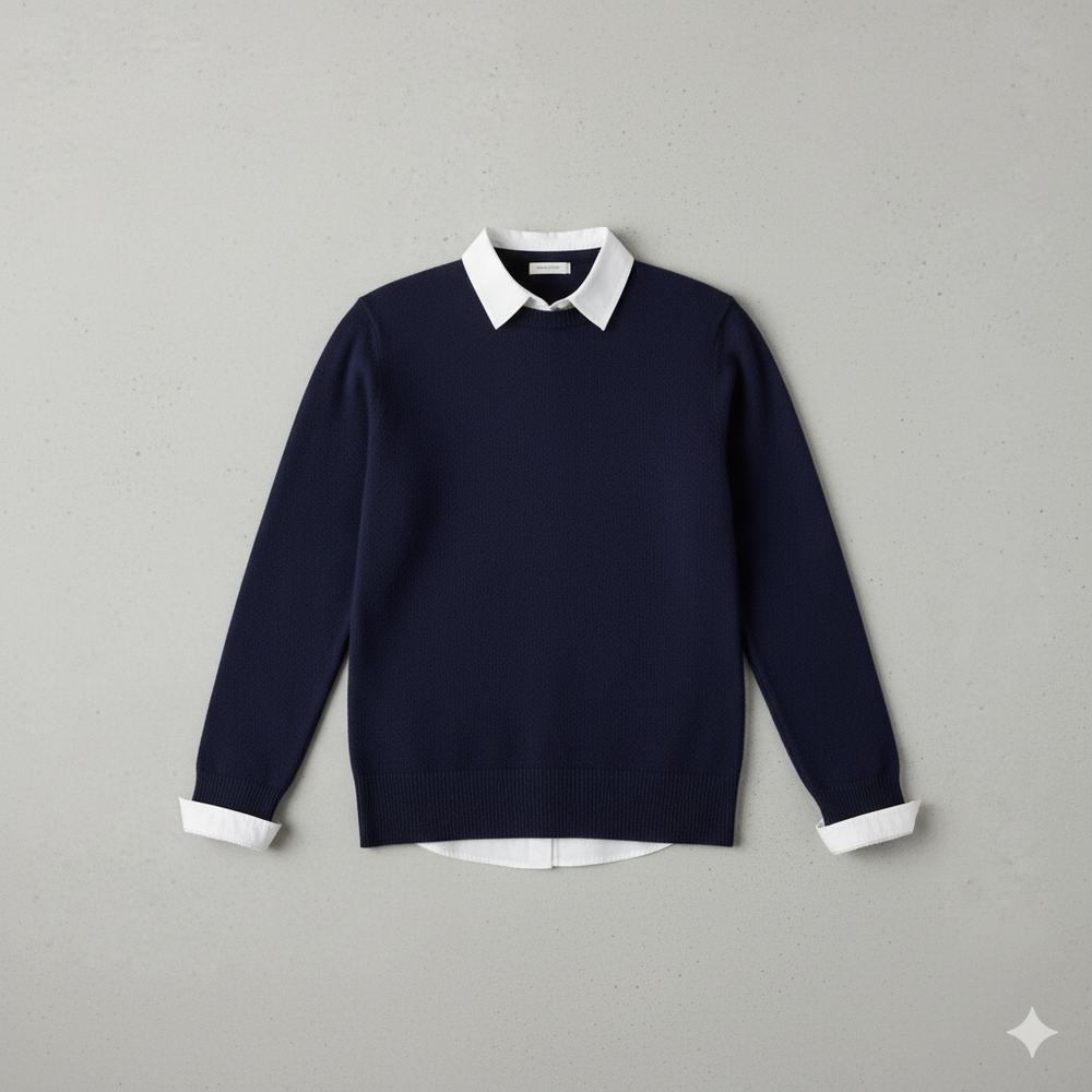 Kuscheliger Damen Strickpullover mit Rundhalsausschnitt | Winter | Elegant