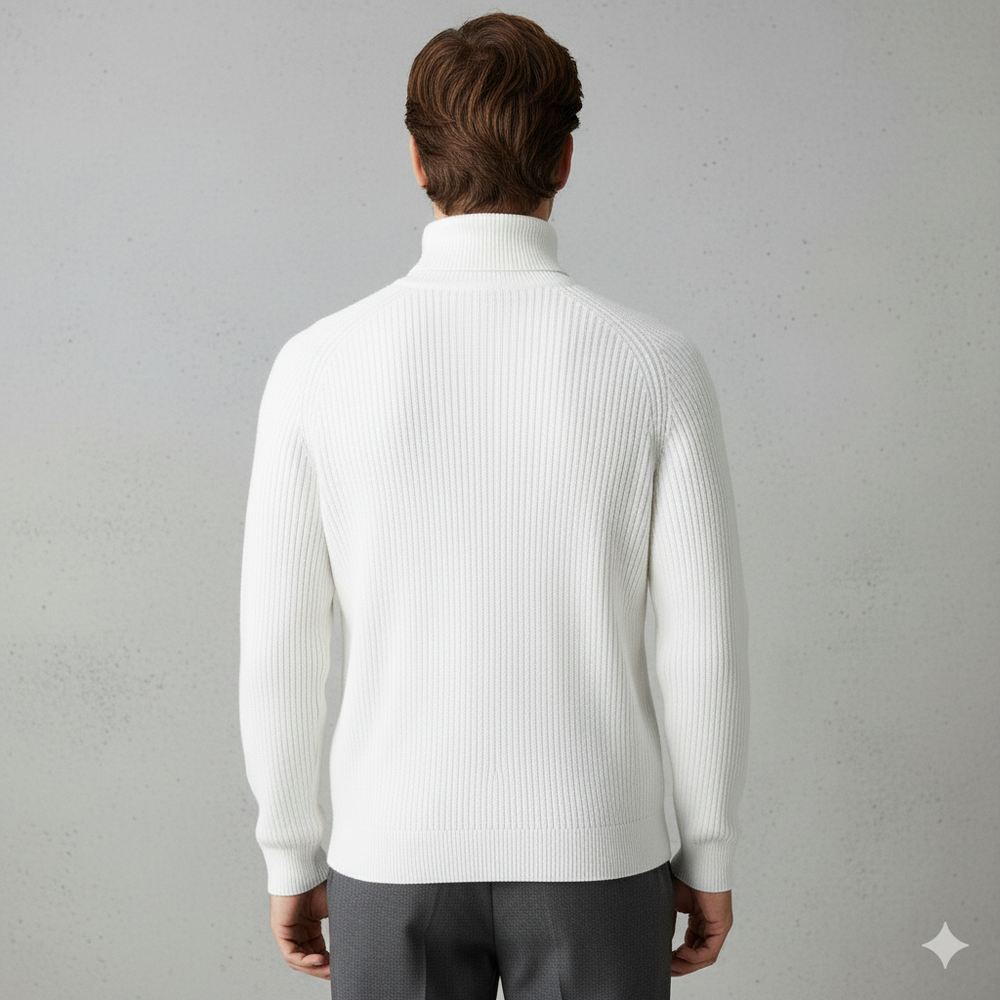 Herren Strickpullover mit Rollkragen | Warm & Elegant | Winter