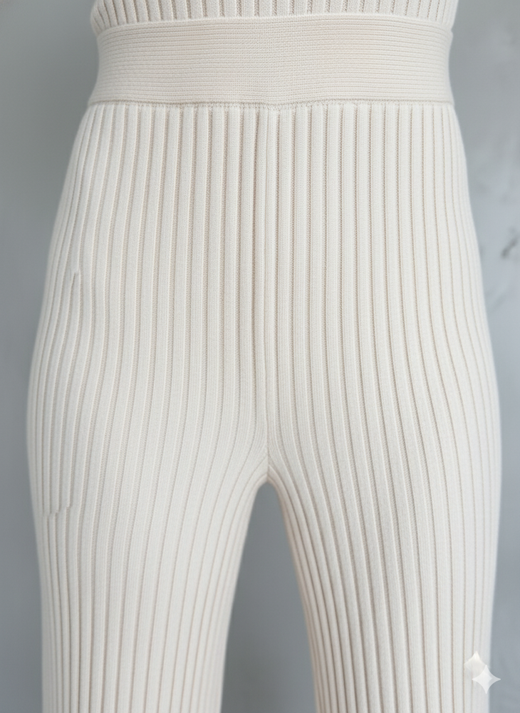 Zweiteiliges Damen Outfit mit Langarm Oberteil & Engem Rock | Elegant