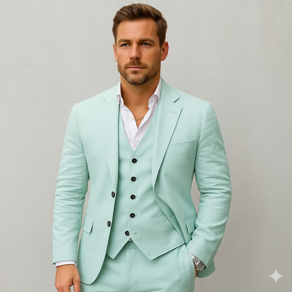 Leichter Herrenanzug aus Leinen | Herbst & Business