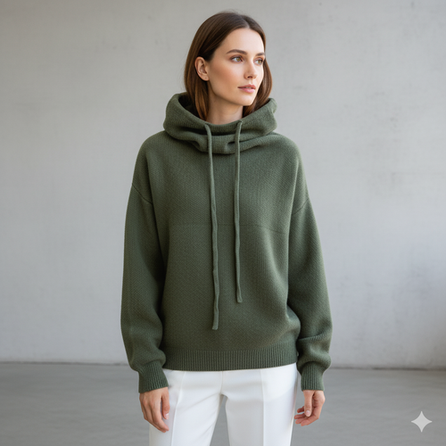 Weicher Damen Kapuzenpullover