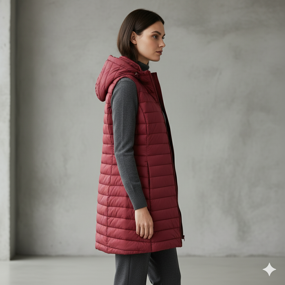 Damenweste mit Kapuze | Leicht & Warm für Herbst/Winter