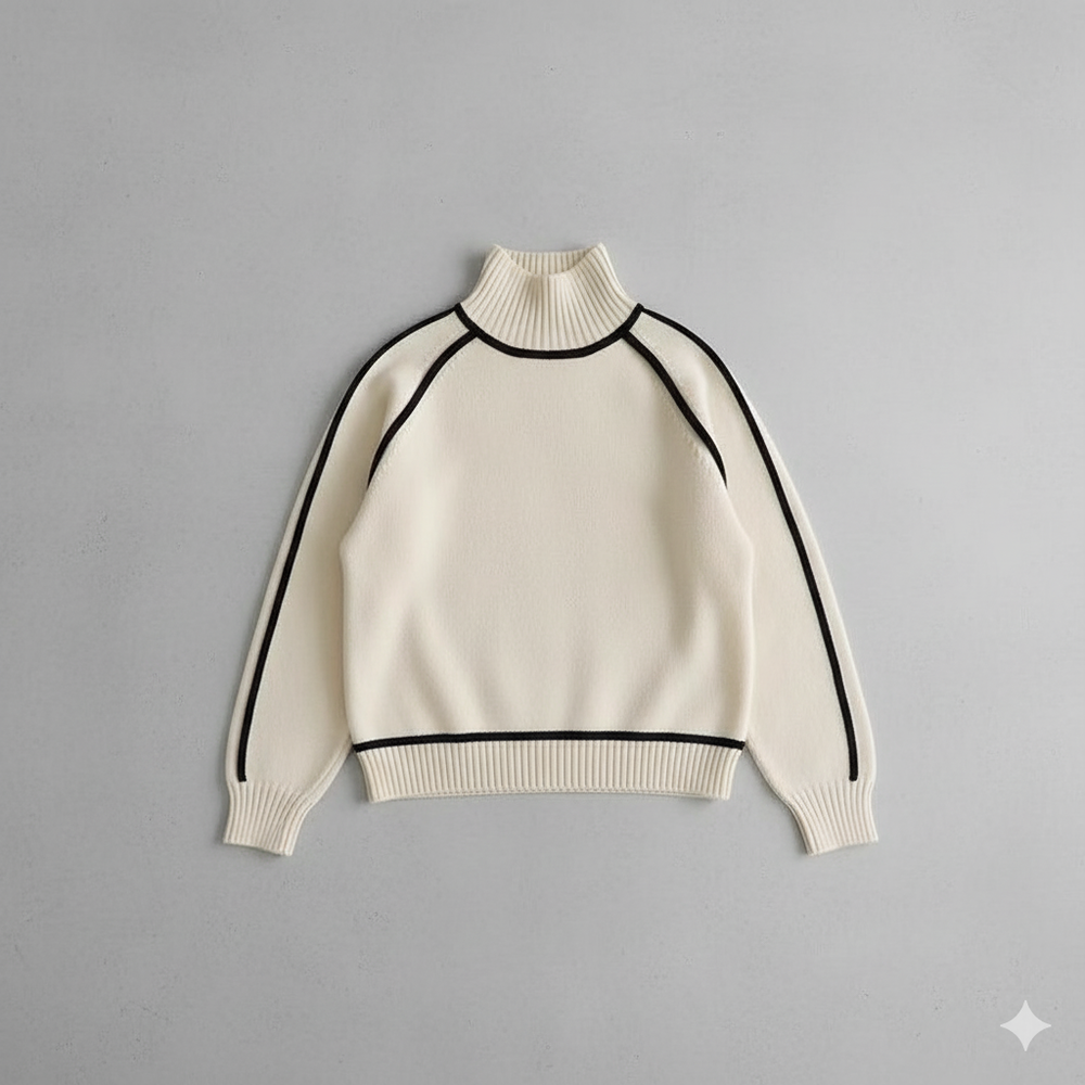 Damenpullover mit Stehkragen | Locker & Modern für Herbst/Winter