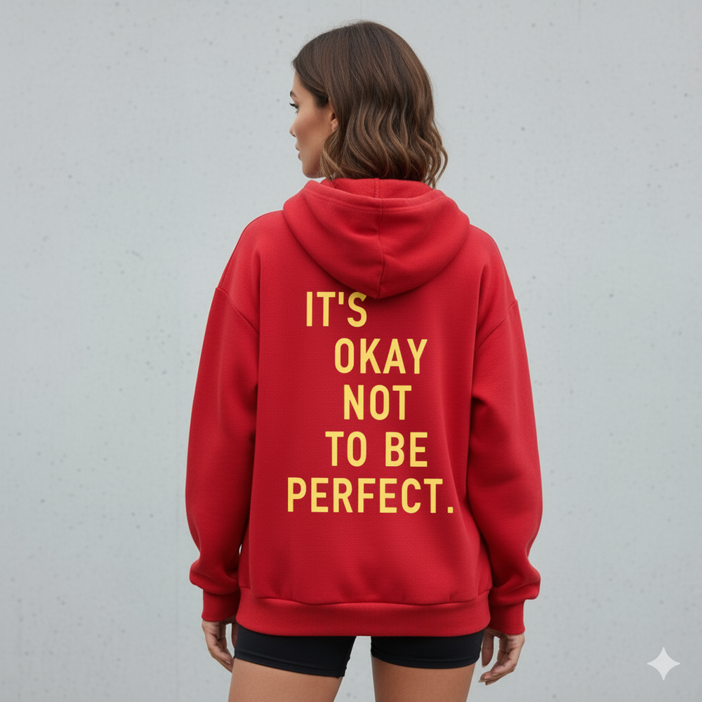 Moderner Damen Hoodie mit Statement