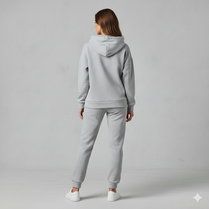 Warmer Damen Hoodie Zweiteiler | Bequem für Herbst & Winter