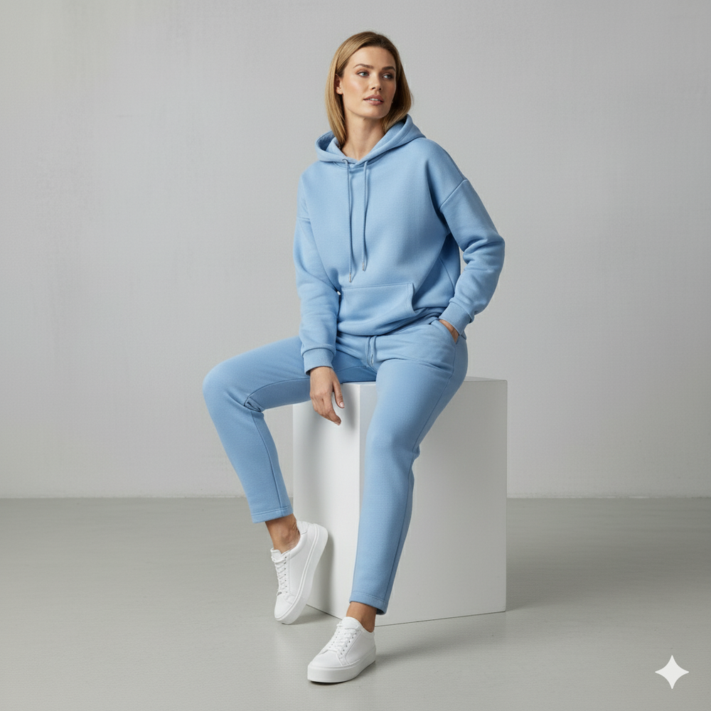 Kuscheliges Damen Set mit Hoodie & Hose