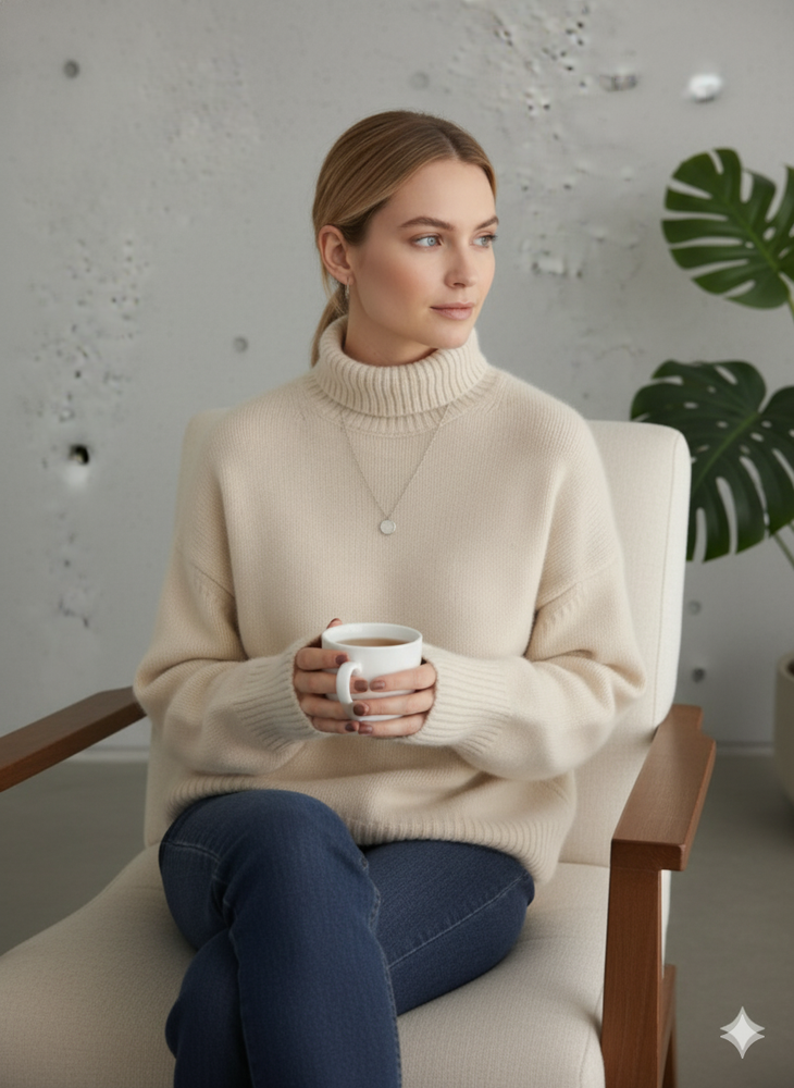 Kuscheliger Damen Rollkragenpullover | Herbst Winter