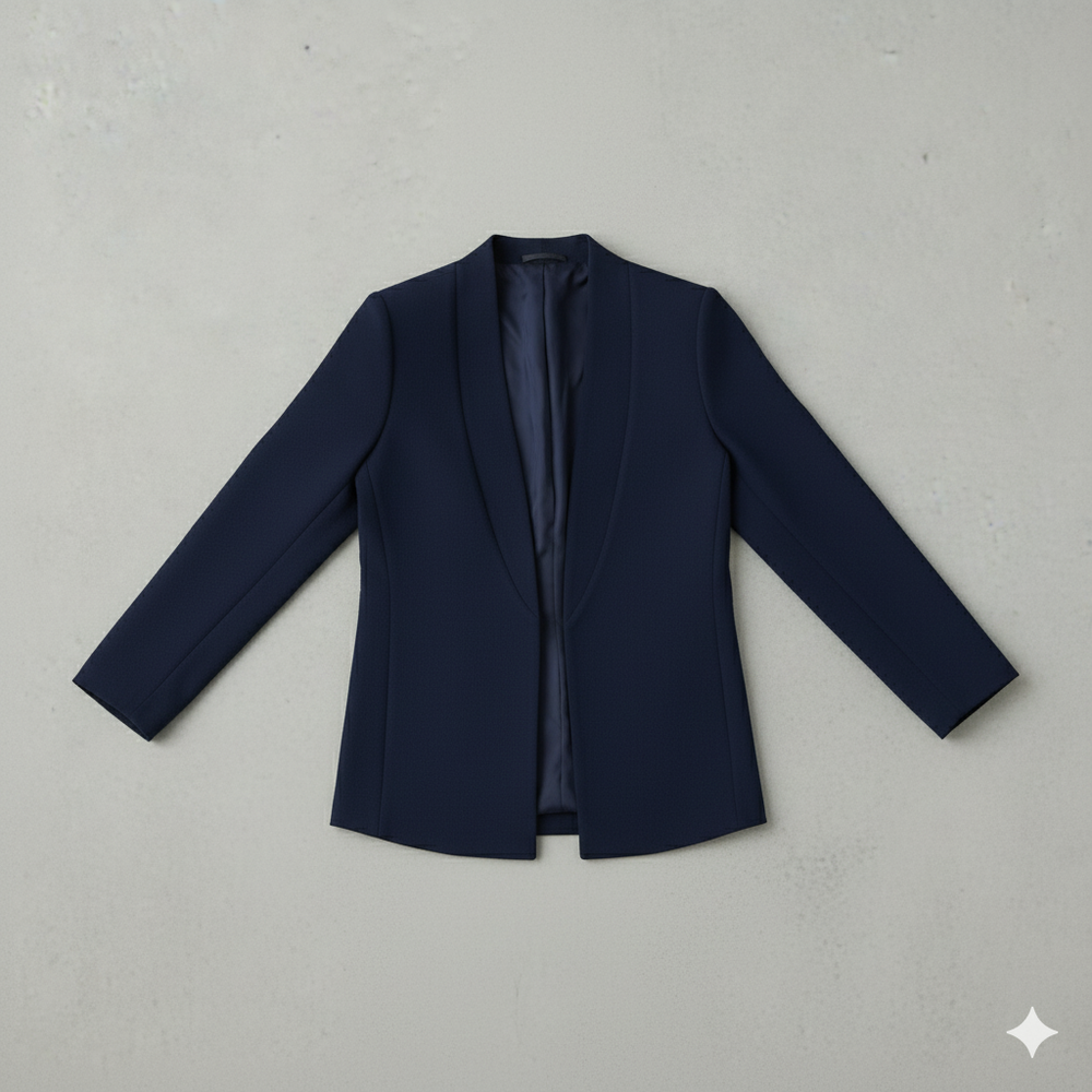 Damen Wollmantel mit Stehkragen | Schmaler Schnitt & Elegant | Herbst/Winter