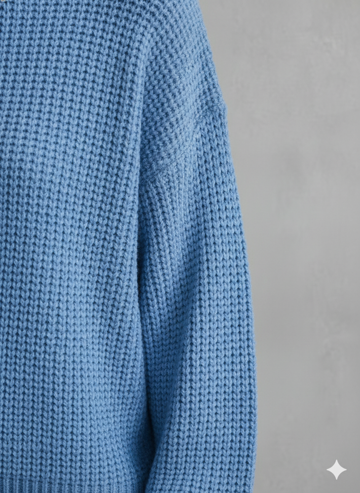 Locker gestrickter Damenpullover | Oversize & Freizeit