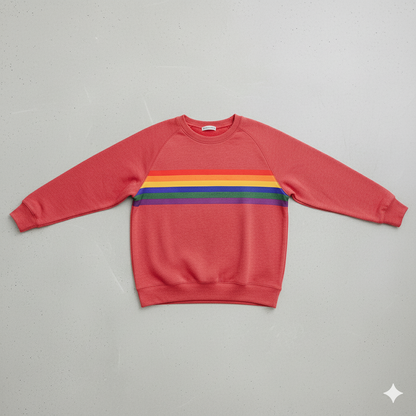 Damen Pullover mit Rundhalsausschnitt | Gestreift & Freizeit
