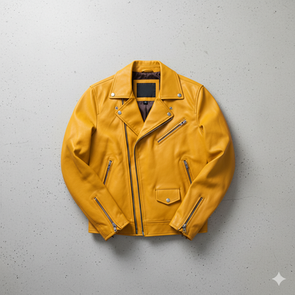 Herren Lederjacke im Biker-Stil | Modern & Lässig
