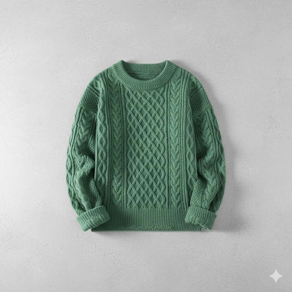 Herren Strickpullover mit Strukturmuster | Modern & Warm | Winter