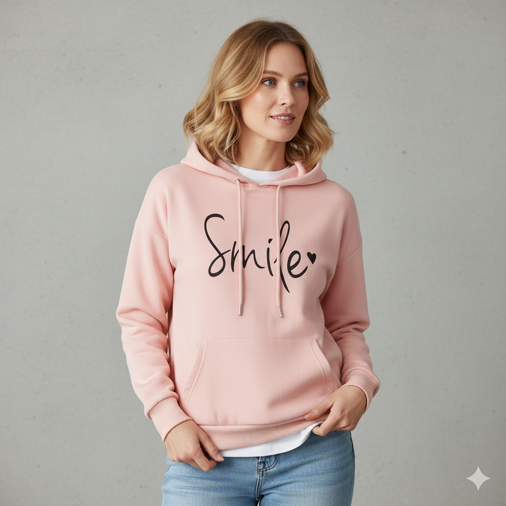 Bequemer Damen Hoodie mit Motiv