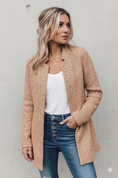 Damen Strickmantel mit offener Front | Modern & Bequem