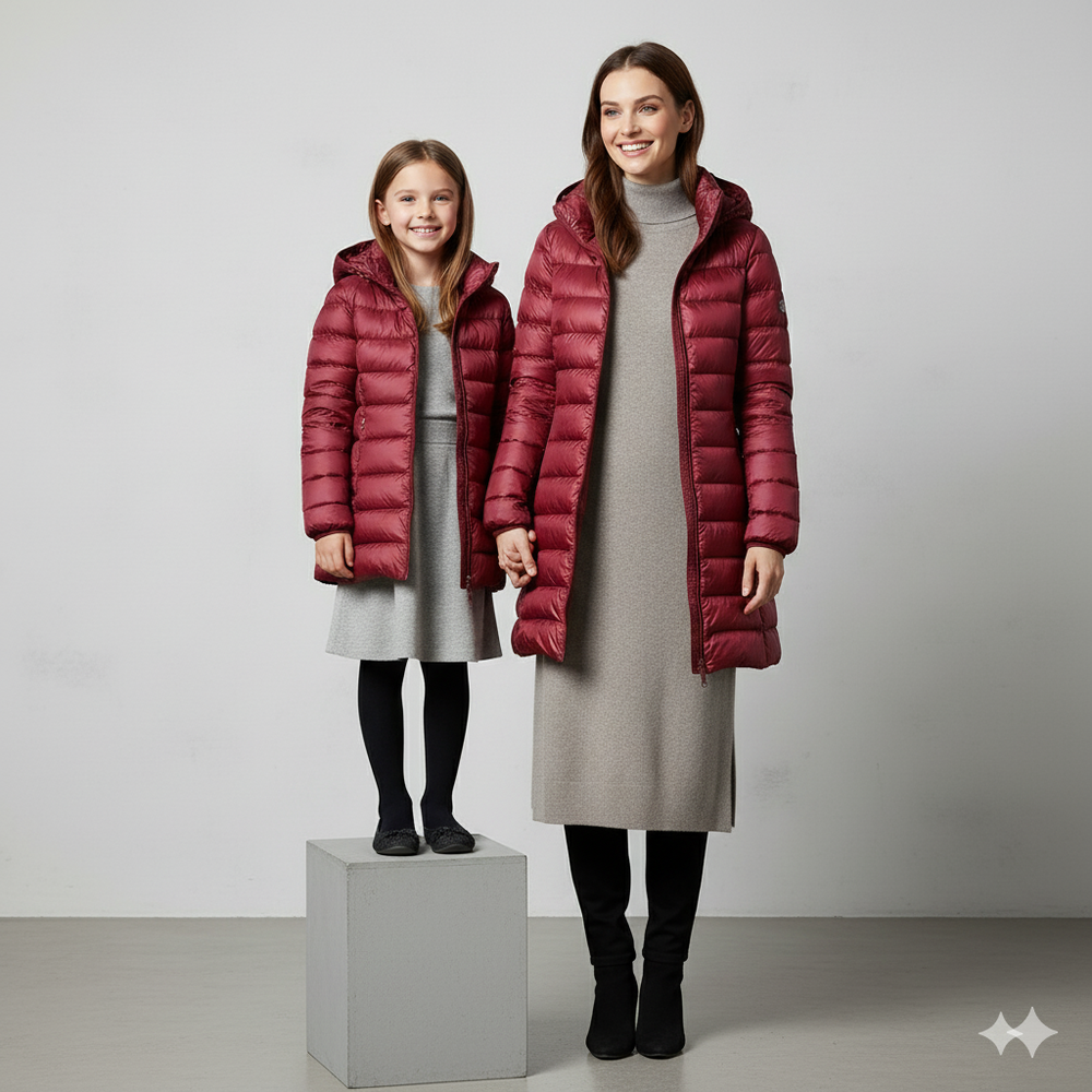 Damen Daunenjacke mit Kapuze | Leicht & Warm | Winter