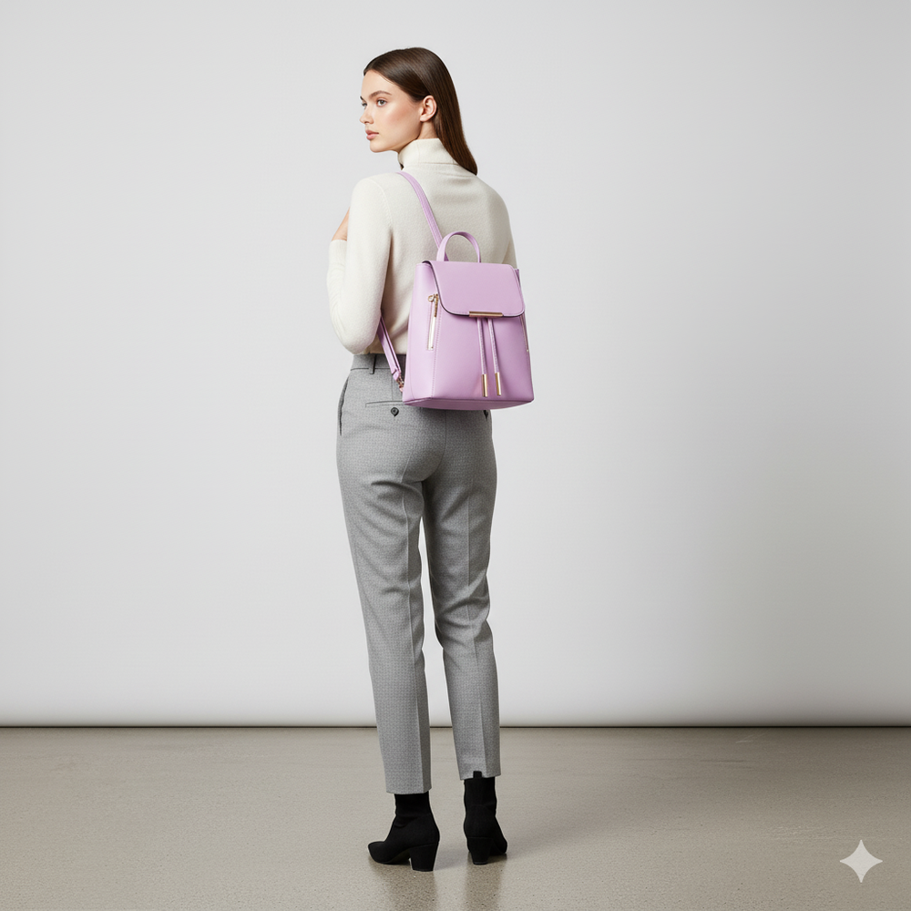 Damen Rucksack aus Kunstleder | Elegant & Praktisch