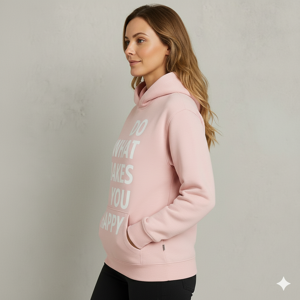 Lässiger Damen Hoodie mit Statement-Print | Freizeit & Winter