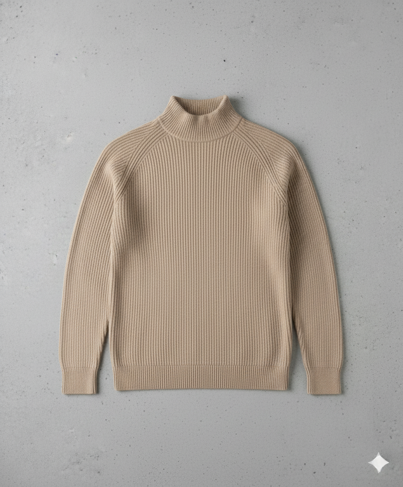 Herren Strickpullover mit Rollkragen | Warm & Elegant | Winter