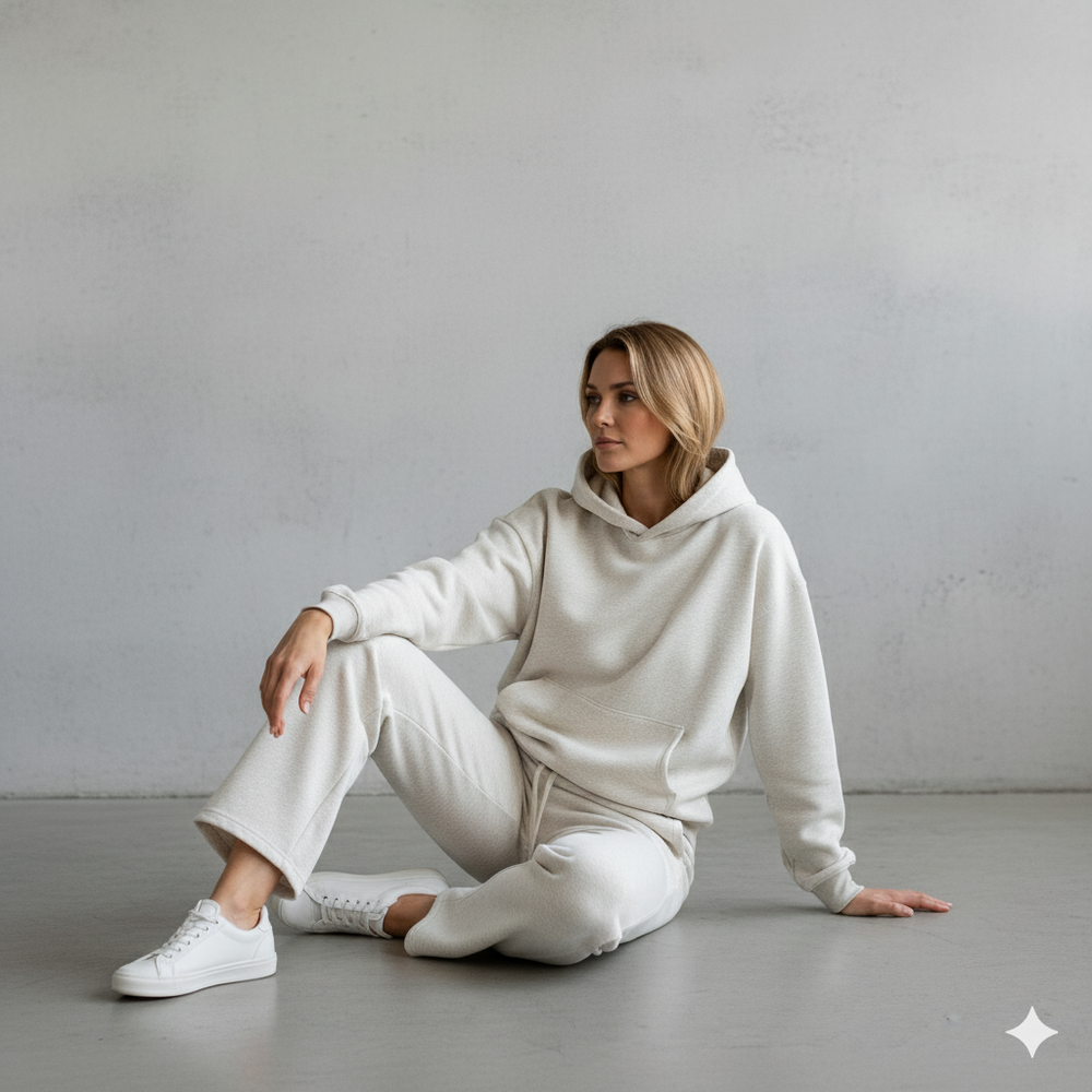 Kuscheliges Damen Set mit Hoodie & Hose