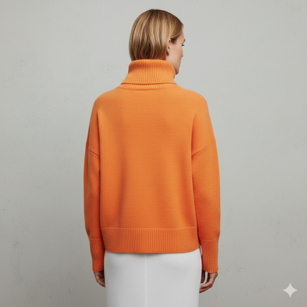 Kuscheliger Damenpullover mit Rollkragen | Warm für Herbst/Winter