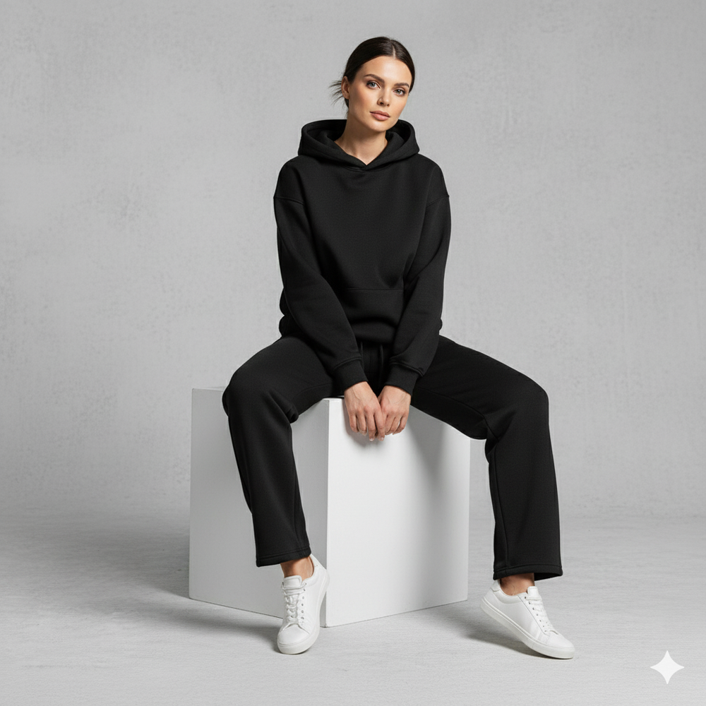 Kuscheliges Damen Set mit Hoodie & Hose