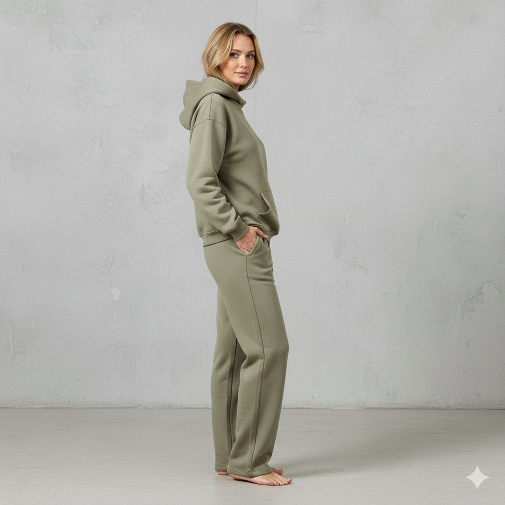 Kuscheliges Damen Set mit Hoodie & Hose