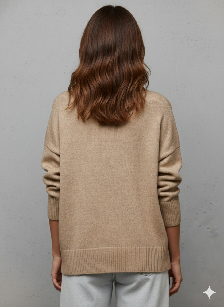 Kuscheliger Damenpullover mit Rollkragen | Warm für Herbst/Winter