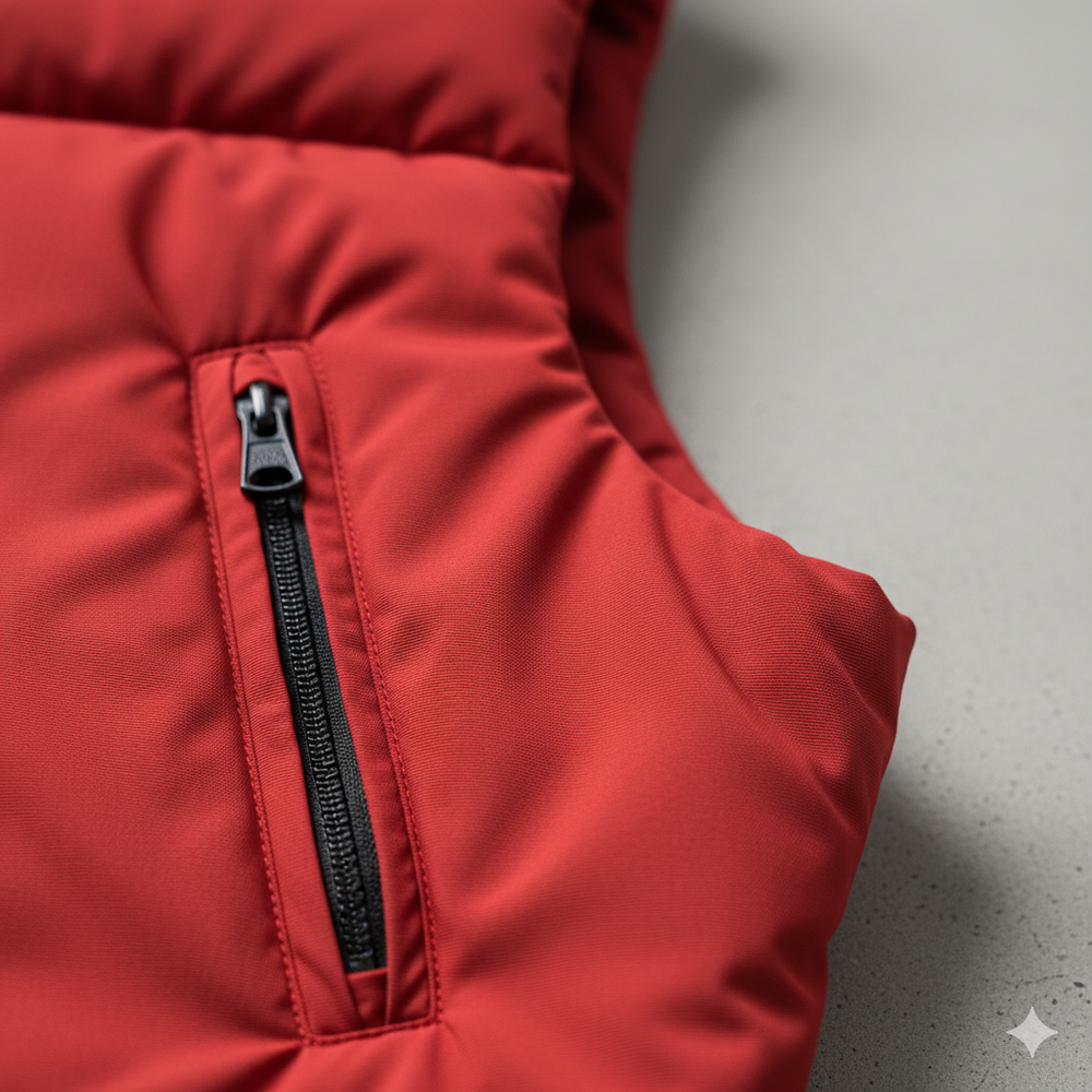 Herren Outdoor Weste mit Reißverschluss | Leicht & Atmungsaktiv