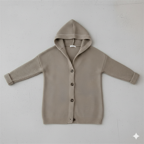 Damen Strickjacke mit Kapuze | Locker & Warm für Herbst Winter