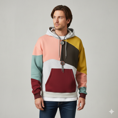 Stylischer Herren Hoodie | Muster & Casual | Herbst